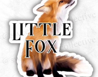 Little Fox, OUABH, Caraval, Once Upon a Broken Heart, Sticker, fantasy books, Bookish Sticker, reading sticker,