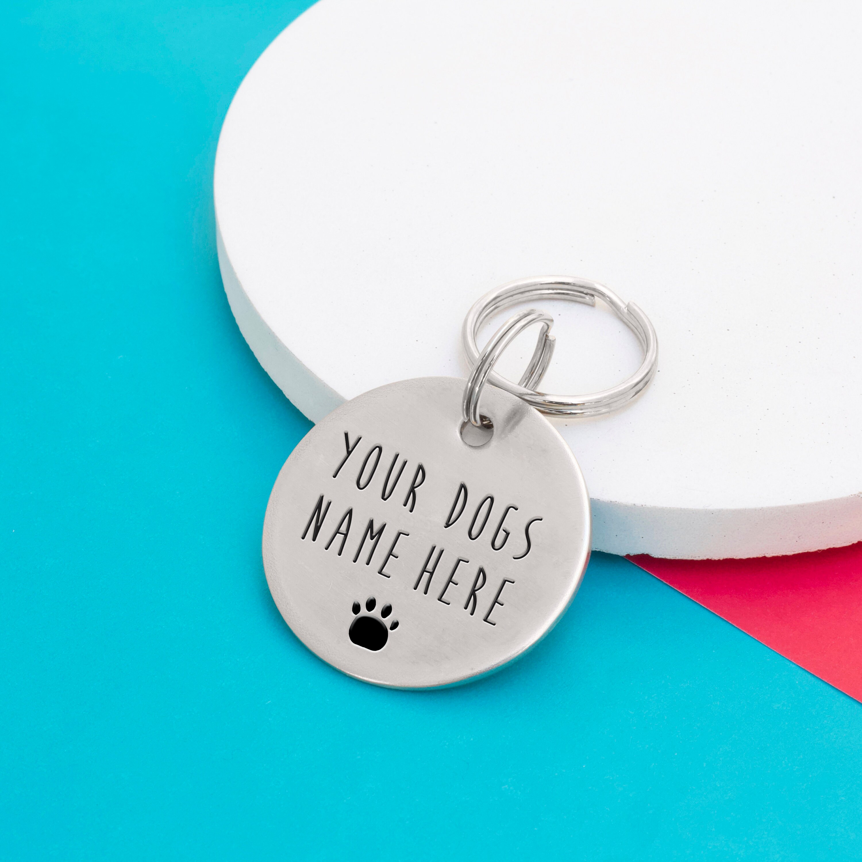 Personalised Dog Collar Tag Custom Engraved Dog Tag in Copper Etsy