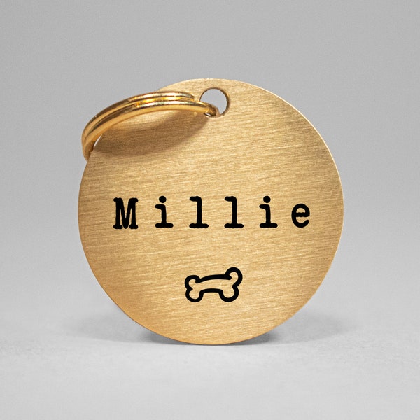 Dog Tag for Dogs, Personalized Custom Dog Collar Tag, Pet ID Tag, Dog Name Tag