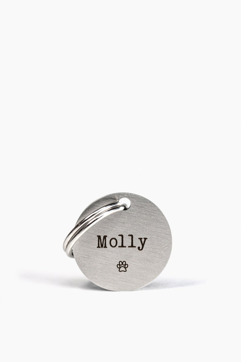 Personalized Dog Tag Pet Name Tag Dog and Cat ID Tag Etsy