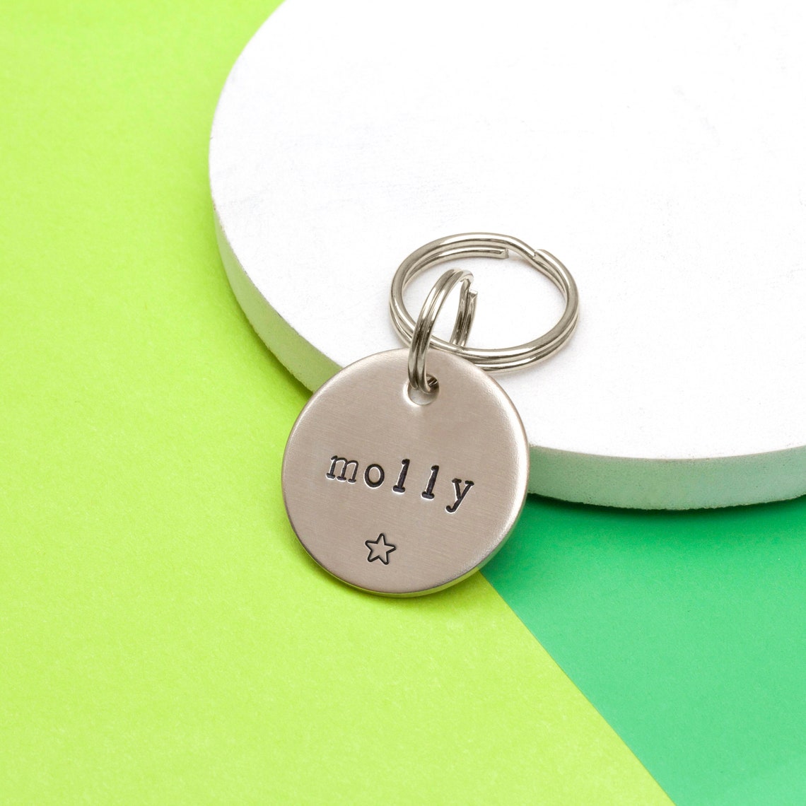 Personalized Dog Tag Pet Name Tag Dog and Cat ID Tag Etsy