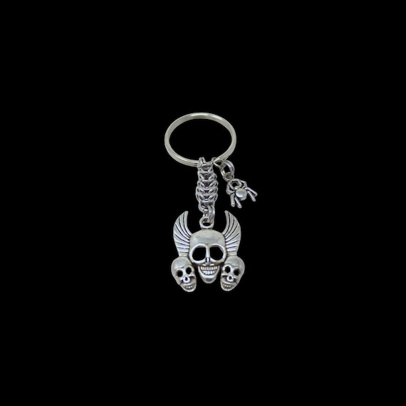 Nightwing — Winged Skull Keychain