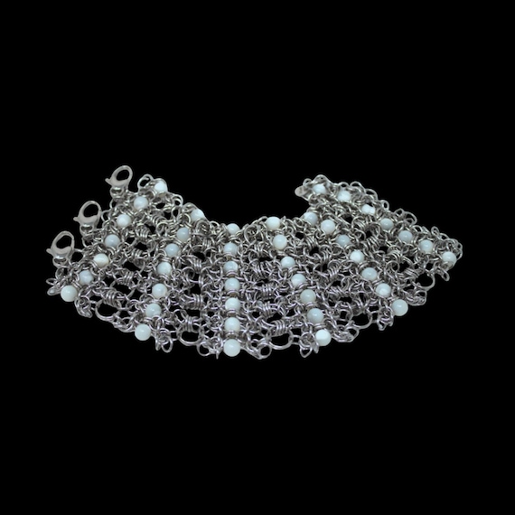 Lunaria — Moonstone Chainmail Bracelet