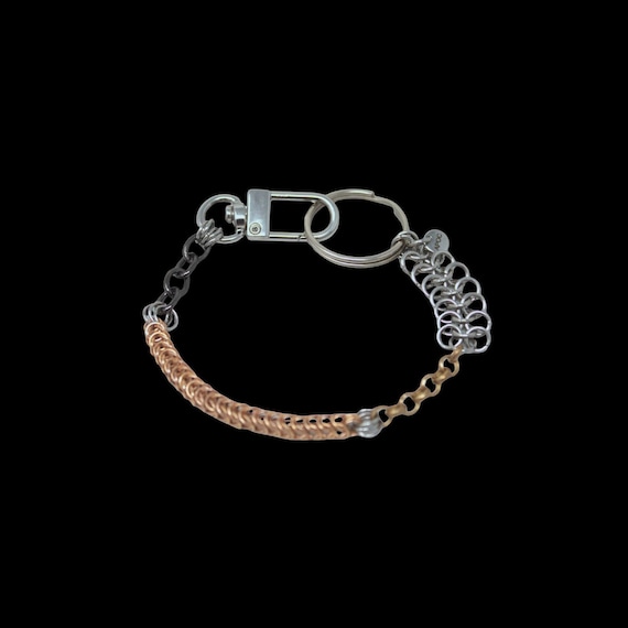 Noirforge — Mixed Metal Bracelet