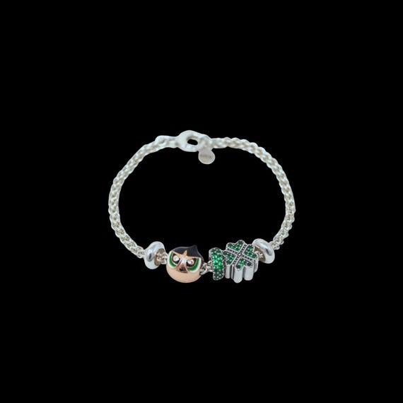 Buttercup Reverie — Sterling Charm Bracelet