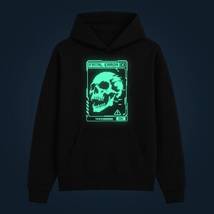 Fatal Error glow in the dark hoodie