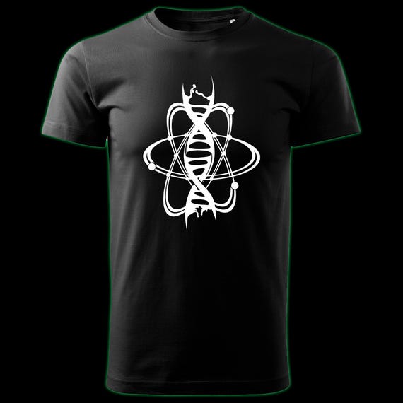 Camiseta que brilla en la oscuridad con ADN atómico España