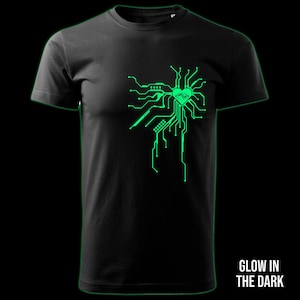 Biomachine glow in the dark t-shirt