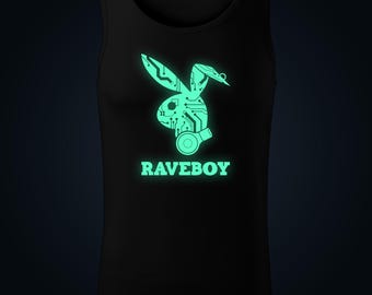 Raveboy glow in the dark men tanktop