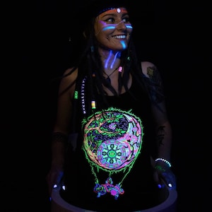 POLARITY Woman UV reactive t-shirt by Freaky Shop