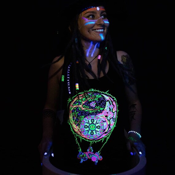 POLARITY Woman UV Reactive T-shirt by Freaky Shop - Etsy UK