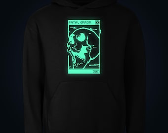 Fatal Error glow in the dark hoodie