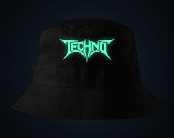 Techno glow in the dark  hat