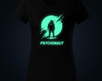 Psychonaut glow in the dark women t-shirt
