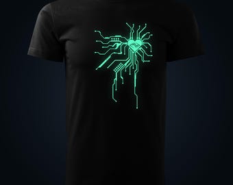 Biomachine glow in the dark t-shirt