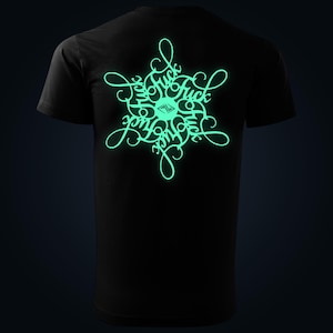 Imprimé phosphorescent dans le dos FCK