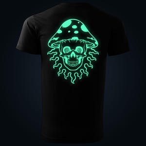 Visions glow in the dark T-Shirt Rückendruck