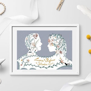 Custom Wedding Illustrations image 1