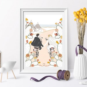 Custom Wedding Illustrations image 9