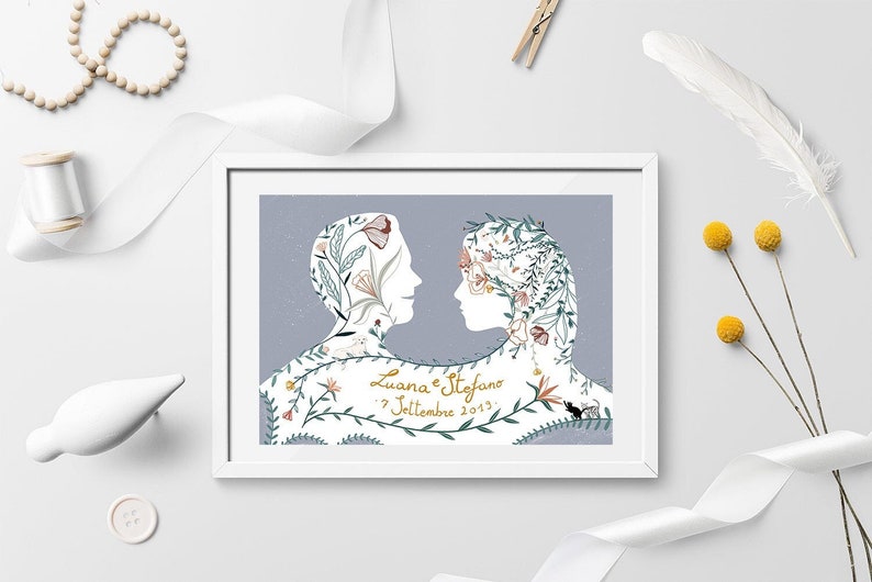 Custom Wedding Illustrations image 1