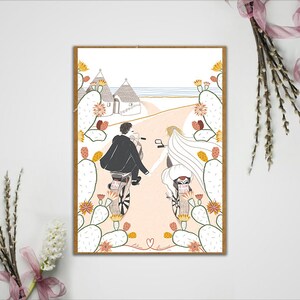 Custom Wedding Illustrations image 10