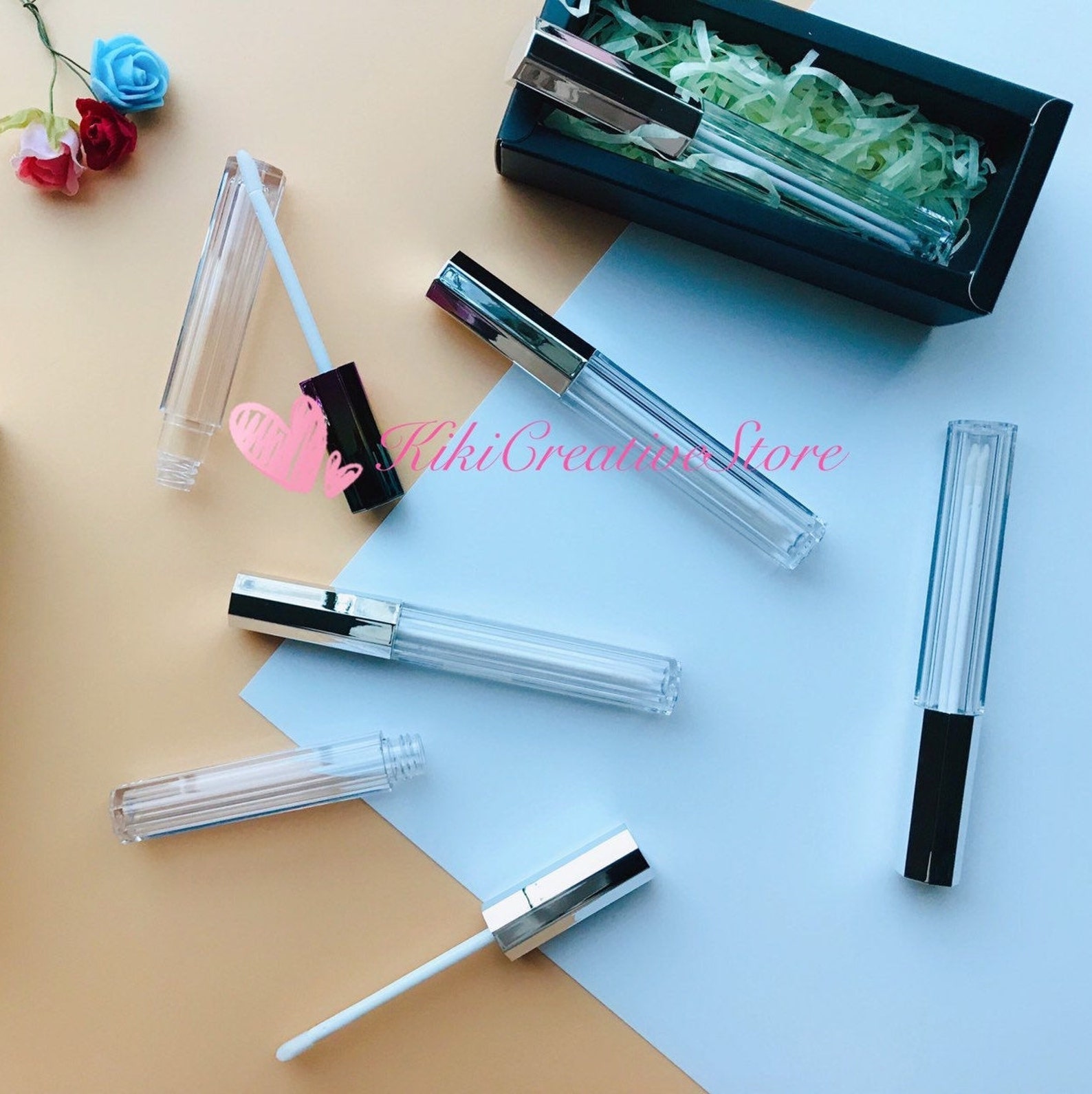 5ML Multicolour Lid Wand Tube Lip Gloss Tubes Empty Lip Gloss Etsy