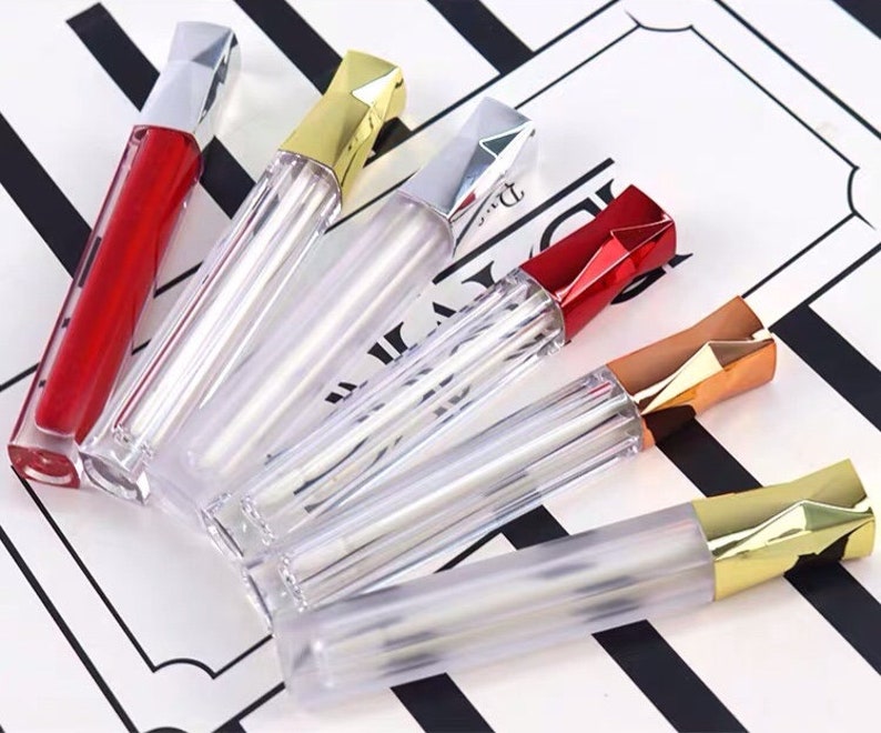 6ml Diamond Shape Handle Lip Gloss Tubes Empty Lip Balm Tubes Etsy