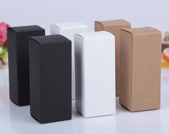 5ml-100ml Kraft Paper Box For Dropper Bottle, Essential Oil , Lotion, Cosmetics, Perfume Packaging