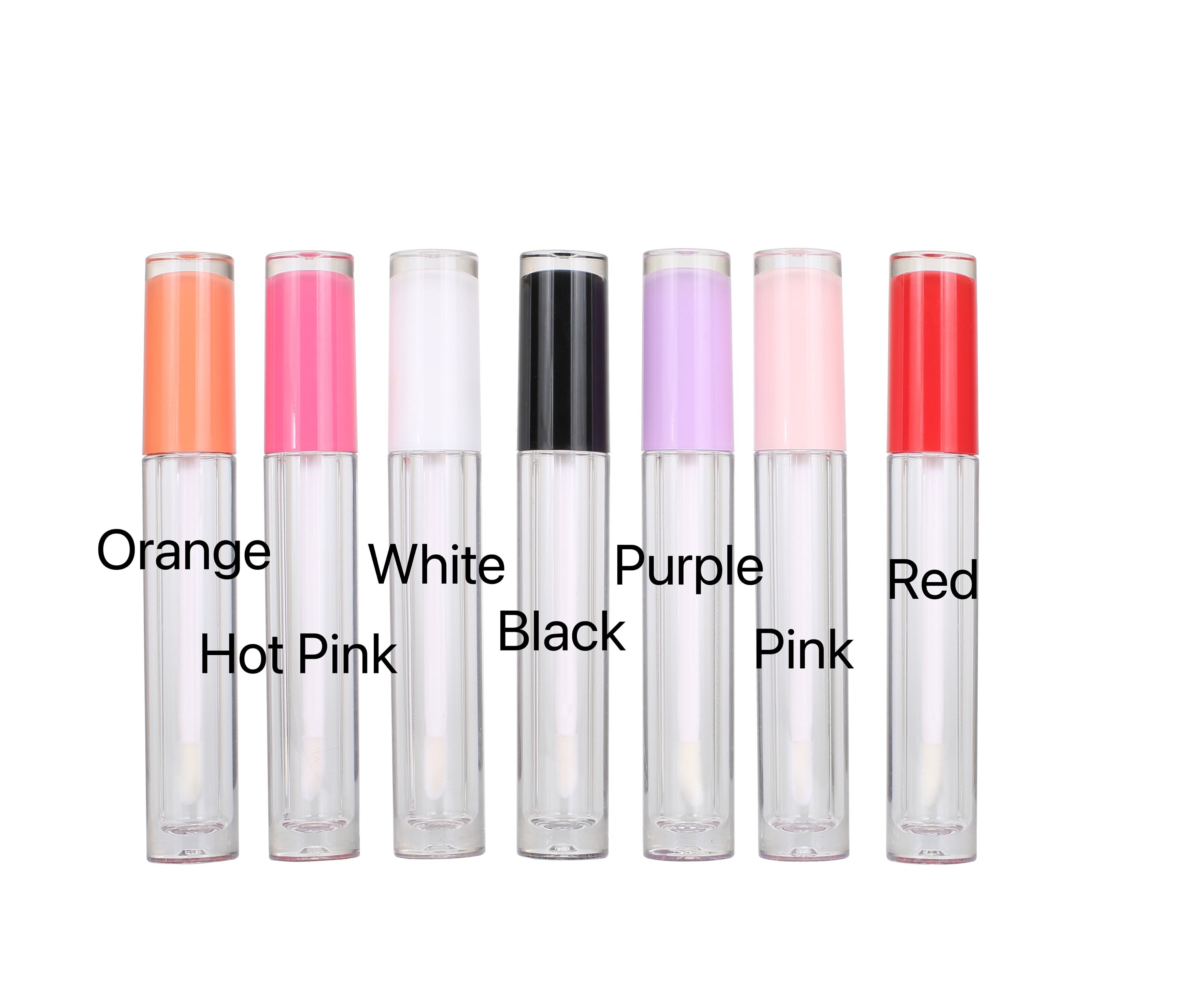 5ML Soft Bristle Brush Cylinder Lip Gloss Tube Empty Lip Etsy