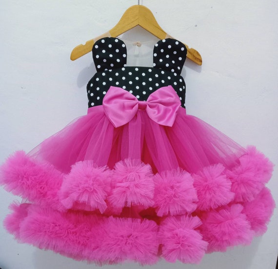 Robe Minnie Mouse - Robe Filles - Costume bébé Minnie Mouse Mouse - Tenue  bébé Minnie