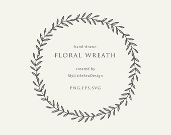 Download Free Floral Wreath Svg Laurel Wreath Svg Spring Svg Summer Etsy SVG Cut Files