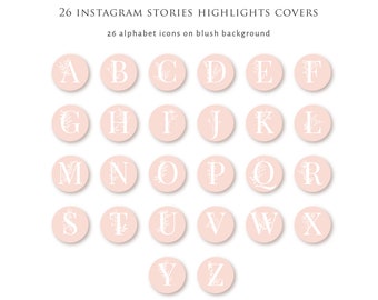 White Alphabet Icons Etsy