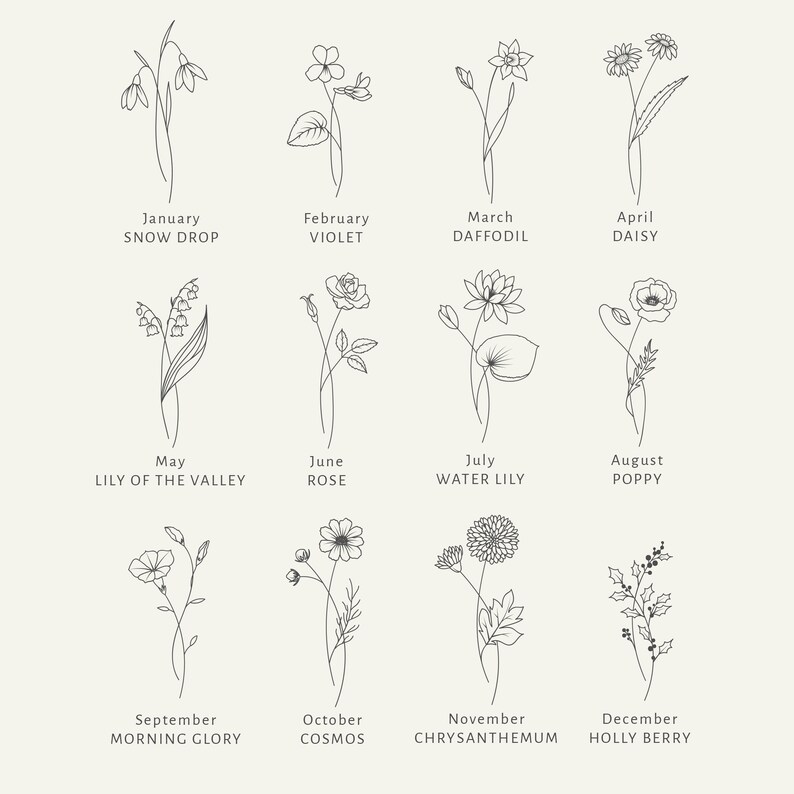 August birth flower svg