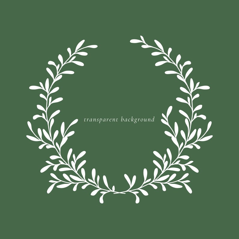 Download Laurel Wreath Svg Floral Wreath Svg Vector Files Flower | Etsy