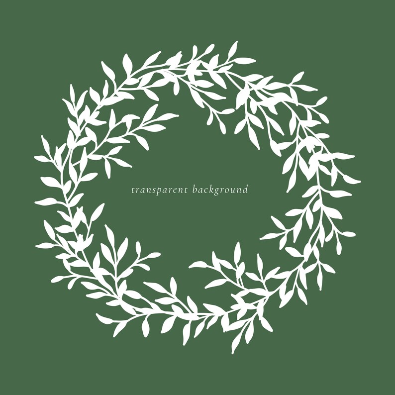 Download Floral Laurel Wreath Svg Files Flower Border Svg Circle | Etsy