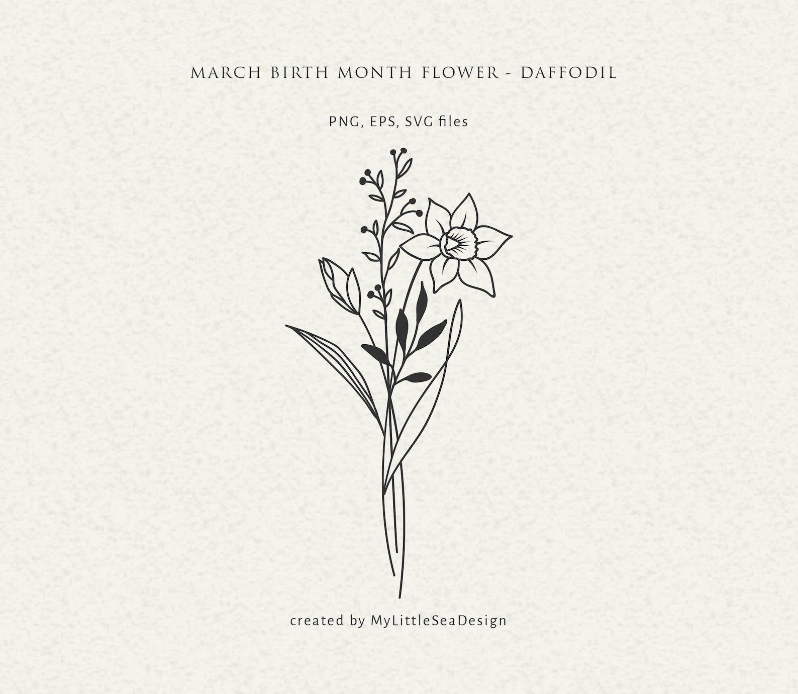 March Birth Flower Svg Birth Month Flower Svg Floral Bouquet Etsy