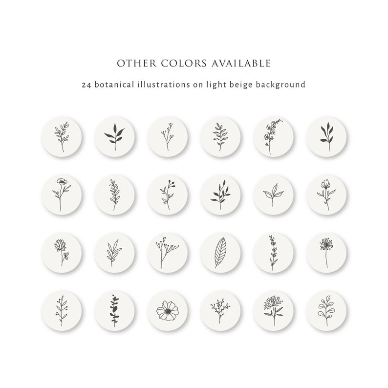 Black Color Instagram Template Instagram Stories Highlight Etsy