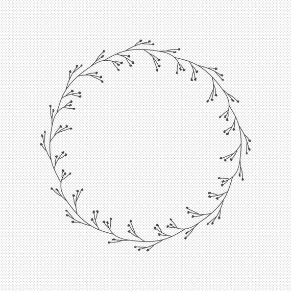 Download Leaves Clipart Floral Wreath Svg Botanical Clipart Vector Files Laurel Monogram Frame Svg Circle Wedding Flower Flower Art Collectibles Digital Kromasol Com
