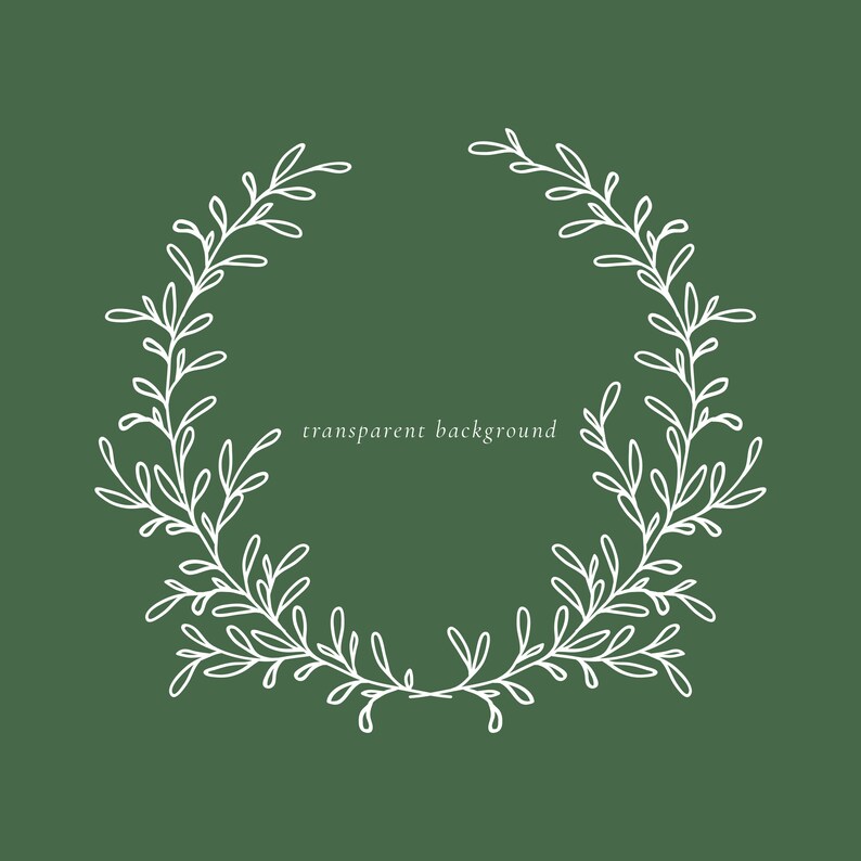 Laurel Wreath Svg Floral Wreath Svg Flower Svg Vector | Etsy