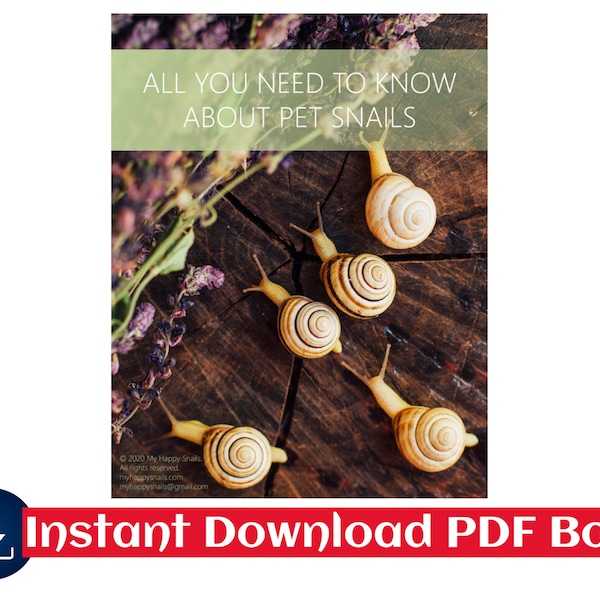 All You Need to Know about Pet Snail | Instant Download PDF File Ebook