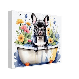 Adorable French Bulldog Canvas Art - Perfect Home Decor