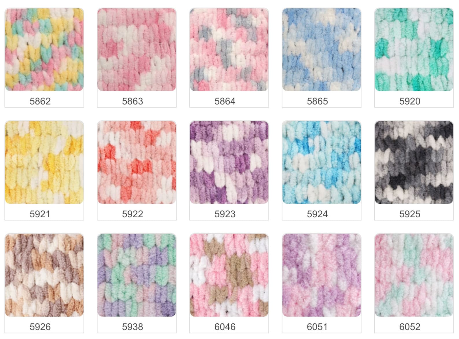 Alize Puffy Color Baby Blanket Yarn Velvet Yarn Easy Etsy