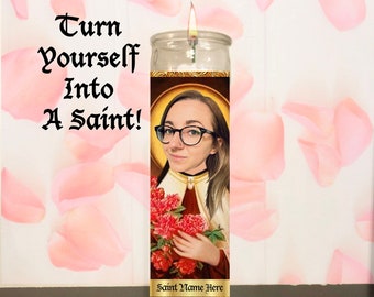 Vela de santo personalizada / Vela de oración personalizada, regalo original y divertido