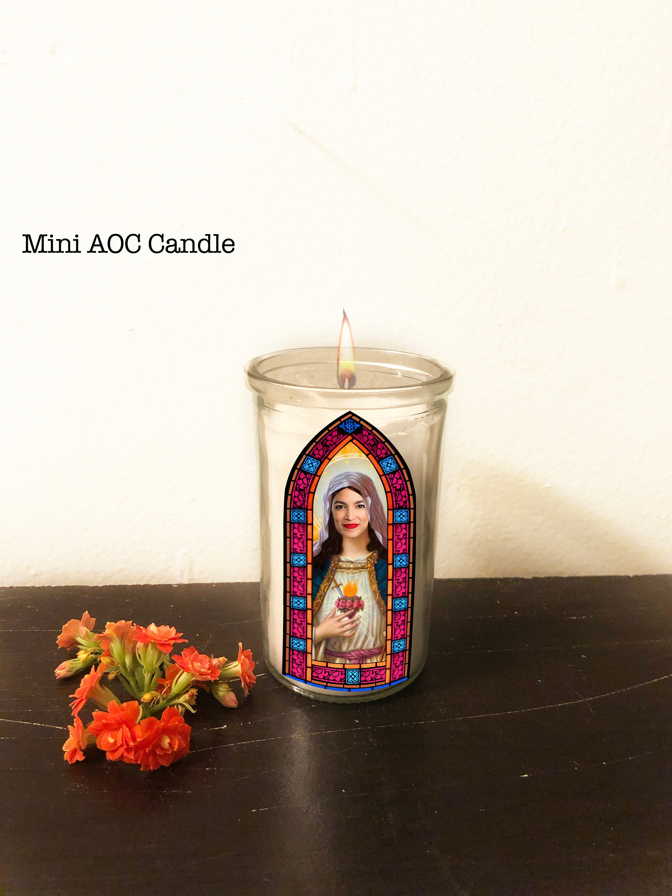 Mini Saint Candle / Cualquier Santo en la Tienda en una Mini Etsy