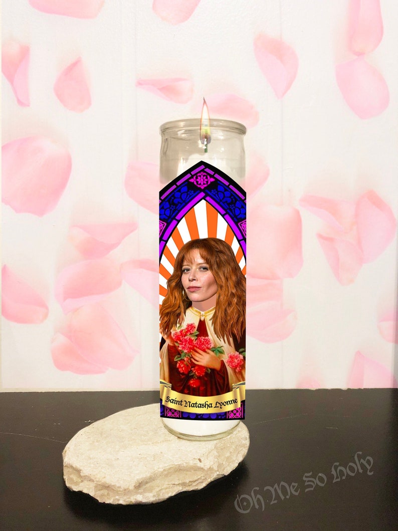 Celebrity Actor Prayer Candle Digitally Illustrated Parody Etsy