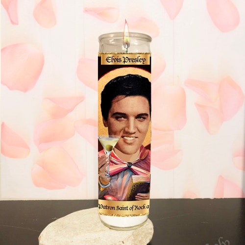 Celebrity Prayer Candle Rock N Roll Prayer Candle Etsy