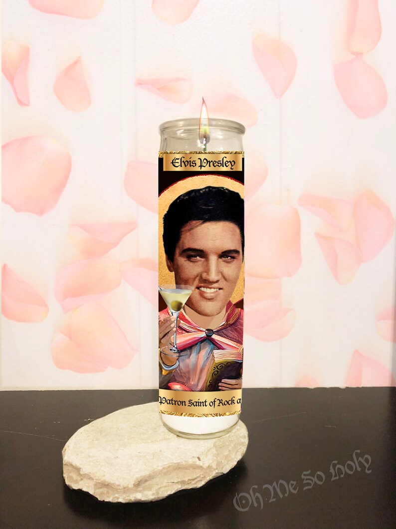 Celebrity Prayer Candle Rock N Roll Prayer Candle Etsy