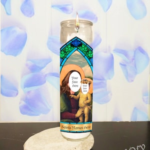 Couples Saint Candle Two People | Funny Couples Saint Candle | You and your BFF or SO as Saints!