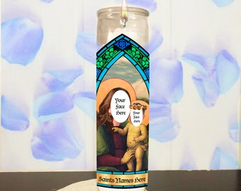 Couples Saint Candle Two People | Funny Couples Saint Candle | You and your BFF or SO as Saints!