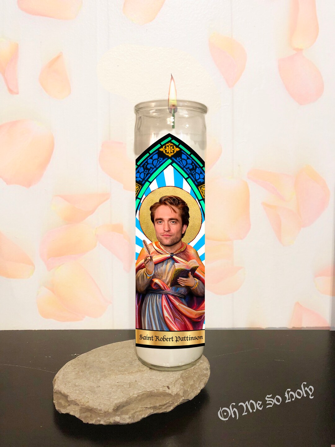 Celebrity Actor Prayer Candle Celebrity Prayer Candle Etsy